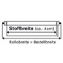 K-Home Store Enrouleur Double Klemmfix Denia sans perçage Vert 35 x 150 cm (l x L) Design : Fleur