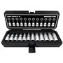 HASKYY Lot de 12 douilles à six pans creux 5-22 mm 1/2" clé à douille hexagonale dans une boîte en plastique pratique