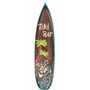 Interlifestyle Planche de surf décorative Tiki - 100 cm - Motif Tiki Bar