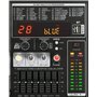 Pronomic Powermake 800 - Table de mixage 8 canaux dj - 2 microphones UHF sans fil - Puissance RMS 760 watt - Processeur multi-ef