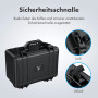 GRAUGEAR Mallette de Protection pour disques durs 3,5" & 2,5" & M.2 HDD/SSDs, jusqu'à 19 disques, résistant aux Chocs, à la Chal