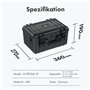 GRAUGEAR Mallette de Protection pour disques durs 3,5" & 2,5" & M.2 HDD/SSDs, jusqu'à 19 disques, résistant aux Chocs, à la Chal