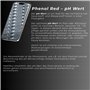Lot de 100 pastilles de test Phenol Red de PoolLab pour déterminer la teneur en pH dans l'eau de la piscine - Convient également