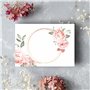 Klasse - Lot de 20 cartes postales vierges avec motif à personnaliser soi-même, cartes d'invitation, roses, aquarelle, format A6