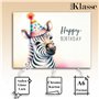 E&G Klasse Lot de 32 cartes d'anniversaire avec 32 cartes d'anniversaire différentes, de qualité supérieure, motifs d'animaux mi