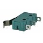 Lot de 2 micro-boutons 3 broches 250 V 5 A 2 positions ON/ON Interrupteur de fin de course avec bras de levier semi-circulaire I