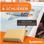 WERKTAL - Grattoir à glace [MAX] voiture avec balai - Grattoir à glace de voiture efficace [télescopique] - Ultra fouet voiture 