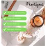 Cire de soja Montegoni® 100% naturelle pour bougies (1kg), sans additifs Cire de bougie premium pour la fabrication de bougies i