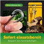 Chaîne à grignoter en écorce de liège - 60 cm - Jouet pour oiseaux - Matériau naturel - Liège