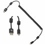 Minadax Digirig Câble USB A vers USB-C 40 à 150 cm blindé