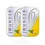 Wunder Zahnstocher Cure-dents aromatisés - Haleine fraîche avec cure-dents aromatisés - Lot de 2 (ananas)