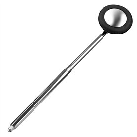 Shehadeh - Marteau à réflexes Babinsky avec tête ronde et aiguille – 150 g – Acier inoxydable chromé
