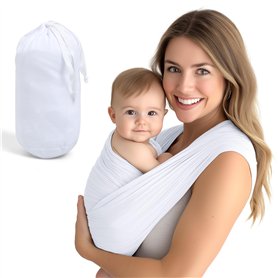 Pino Products Écharpe de portage pour nouveau-né – Porte-bébé nouveau-né dès la naissance sans stress pour les tout-petits – Sup