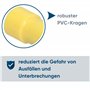 Kalitec RKSGM8 Lot de 100 cosses à anneau 4-6 mm² I Partiellement isolé M8 jaune I Cuivre I Collier en PVC I Pour connecter des 