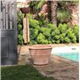 Palatina Werkstatt Pot de fleurs en terre cuite résistant à l'hiver - 40 cm - En céramique - Pour jardin, terrasse, balcon, buxu