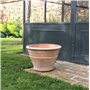 Palatina Werkstatt Pot de fleurs en terre cuite résistant à l'hiver - 40 cm - En céramique - Pour jardin, terrasse, balcon, buxu