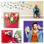 perfect ideaz • 50 enveloppes DIN-C6 sans fenêtre, en papier recyclé, 10 couleurs, fabriqué durablement en Allemagne