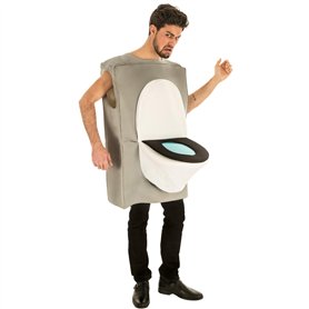 Costume de toilette fou pour adulte