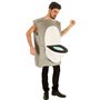 Costume de toilette fou pour adulte