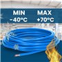 Kalitec Câble H07V-K 2,5 mm² Bleu - 10 m - Flexible en PVC - Toron - Câblage à Fils Fins - Monofilaire