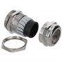 Lot de 5 presse-étoupes Kalitec M16 en laiton 4,0 à 9,5 mm - Contre-écrou M16 en laiton nervuré - Passe-câble étanche et gaz - K