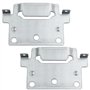 Ferrure de Lit compatible avec IKEA 116791 SKORVA Support médian HEMNES BRIMNES MALM Plaque Montage Van (2 pièces)