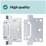 Ferrure de Lit compatible avec IKEA 116791 SKORVA Support médian HEMNES BRIMNES MALM Plaque Montage Van (2 pièces)