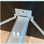 Ferrure de Lit compatible avec IKEA 116791 SKORVA Support médian HEMNES BRIMNES MALM Plaque Montage Van (2 pièces)