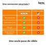 BEOS® 20 x connecteurs à souder étanches pour câble périphérique de tondeuse-robot - Connecteurs de câble pour câble de tondeuse