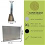 QUINTESSIO - XL Porte couteaux aimanté - bloc à couteaux magnétique des deux côtés - porte-couteaux magnétique - support couteau