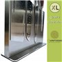 QUINTESSIO - XL Porte couteaux aimanté - bloc à couteaux magnétique des deux côtés - porte-couteaux magnétique - support couteau