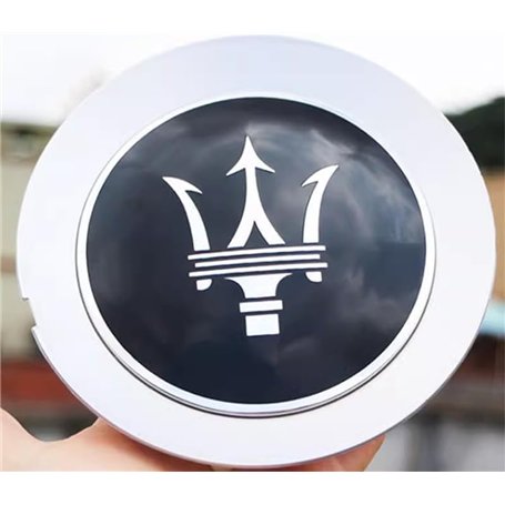 FDRYUYT Jeu d'enjoliveurs de Roue pour Maserati Ghibli 152 mm