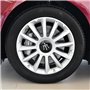 FDRYUYT Jeu d'enjoliveurs de Roue pour Maserati Ghibli 152 mm, Cache-moyeu Central en Aluminium ABS avec Logo