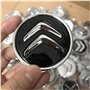 Jeu d'enjoliveurs de Roue pour Citroen Elysee 60mm, Cache-moyeu Central en Aluminium ABS avec Logo