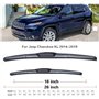 GuanLL Balais d'essuie Glace Avant pour Jeep Cherokee KL 2014 2015 2016 2017 2018 2019 de Voiture Compatible Window Pare Brise E