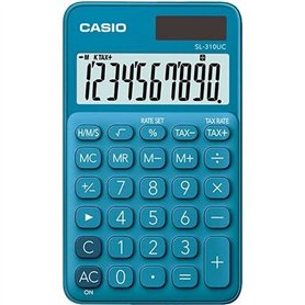 Calculatrice Casio SL-310UC-BU Bleu Plastique 7 x 0