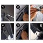 XRDCPMLM Voiture Hayon Verins Coffre pour Benz A Class W169 2005-2012,2 Pcs Ressorts Gaz Hayon Barre Soutien Remplacement Décora