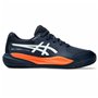 Chaussures de Tennis pour Femmes Asics Gel-Resolution X Gs Clay Noir Bleu foncé