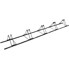 GORIX Support de vélo (pour 3 vélos ou 5 vélos) Support de rangement réglable au sol pour vélo de stationnement intérieur (GX-31