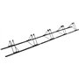 GORIX Support de vélo (pour 3 vélos ou 5 vélos) Support de rangement réglable au sol pour vélo de stationnement intérieur (GX-31