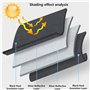 Pare-Soleil de Pare-Brise de Voiture, pour Audi A1 Pare-Soleil de fenêtre Avant de Voiture Pliable, Protection Solaire