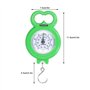 SSDDLZEQ Échelle de pêche, échelle de Bagages, Ressort for mesurer la pêche au Poids du Shopping (Vert) Instruments