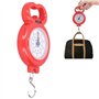SSDDLZEQ Écailles de Suspension, Affichage numérique Primordial Portable 10kg Bagages Pêche Pêche à la Mesure du Poids (Rouge) I
