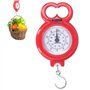 SSDDLZEQ Écailles de Suspension, Affichage numérique Primordial Portable 10kg Bagages Pêche Pêche à la Mesure du Poids (Rouge) I