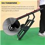 réseau électrique Équipement d'entraînement de football portable, support de filet de tir de volley-ball avec roues, organisateu
