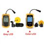 JXJXJX Sondeur de profondeur - Écran couleur LCD - Détecteur de poisson portable - Profondeur maximale de 100 m - Sondeur d'écho