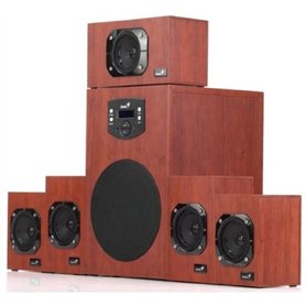 Genius SW-HF 5.1 4600 5.1canaux 125W Bois Set d'enceintes - Sets d'enceintes (5.1 canaux
