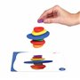 Rainbow Pebbles - Ensemble de 36 + 40 activités - Les Blocs Originaux de tri et d'empilage des Couleurs - Jeux mathématiques pré