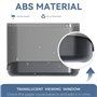 Support de Papier Essuie-Tout Commercial pour Salle de Bain - Gris