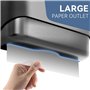 Luobannm Distributeur de Papier Essuie-Tout à Mural, Support de Papier Essuie-Tout Commercial pour Salle de Bain - Gris
